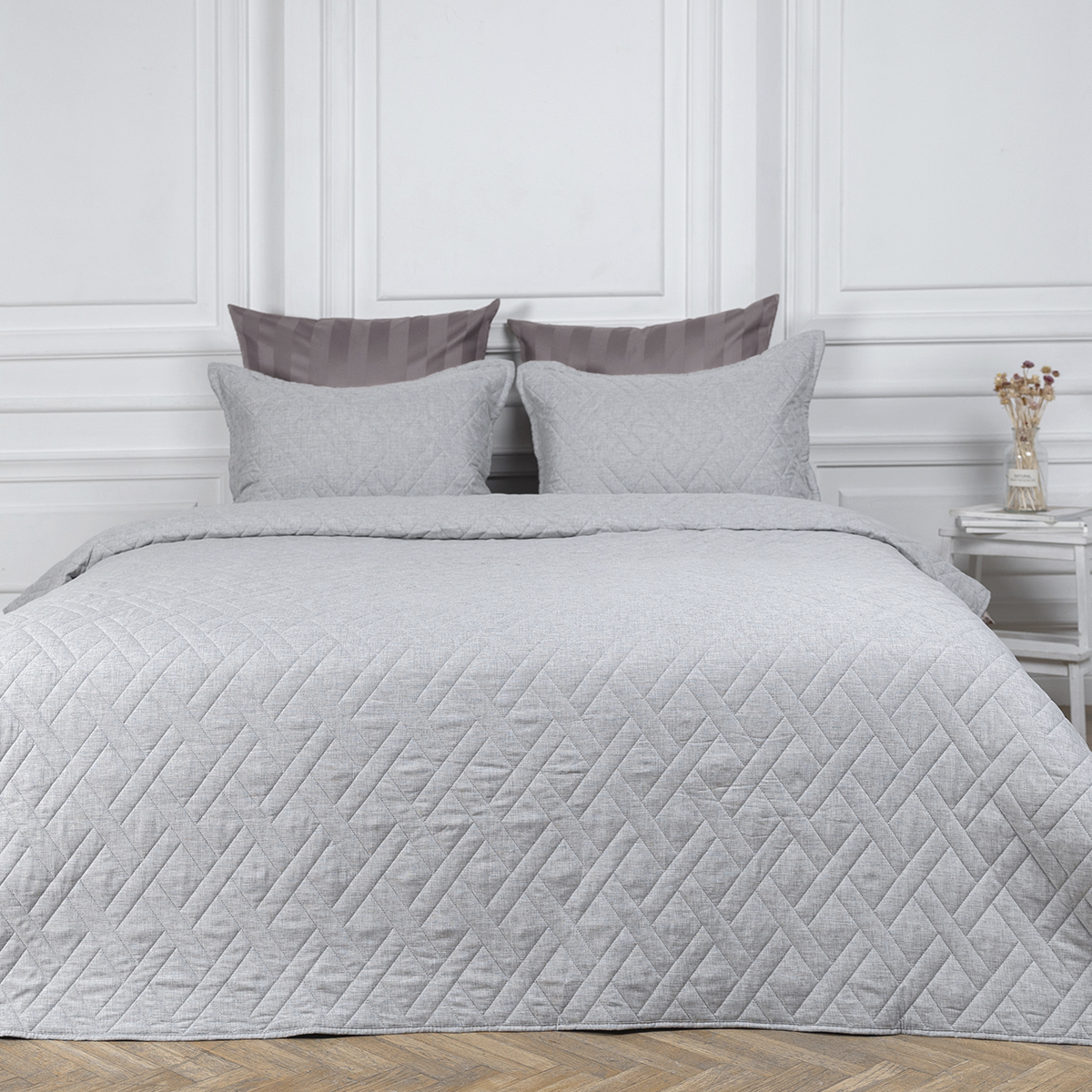 Покрывало | ПОКРЫВАЛО NICOLAS СЕРЫЙ