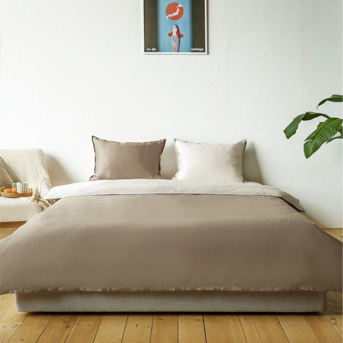 Постельное бельё Сатин двусторонний | ПОСТЕЛЬНОЕ БЕЛЬЕ САТИН ДВУСТОРОННИЙ ШОКОЛАД