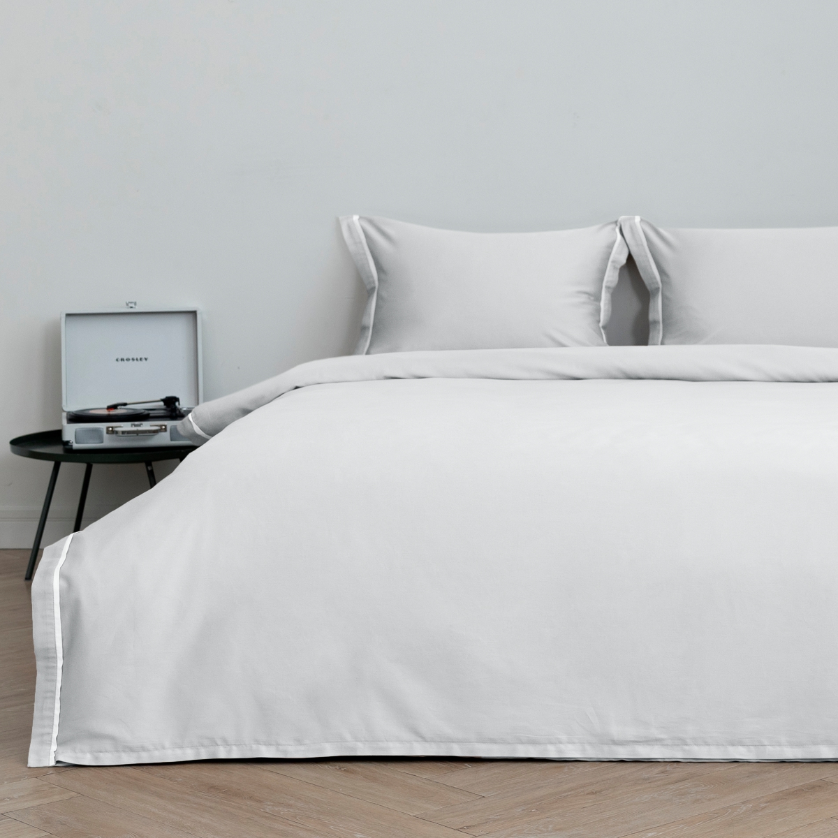 Постельное бельё Сатин однотонный | ПОСТЕЛЬНОЕ БЕЛЬЕ САТИН СЕРЕБРИСТЫЙ