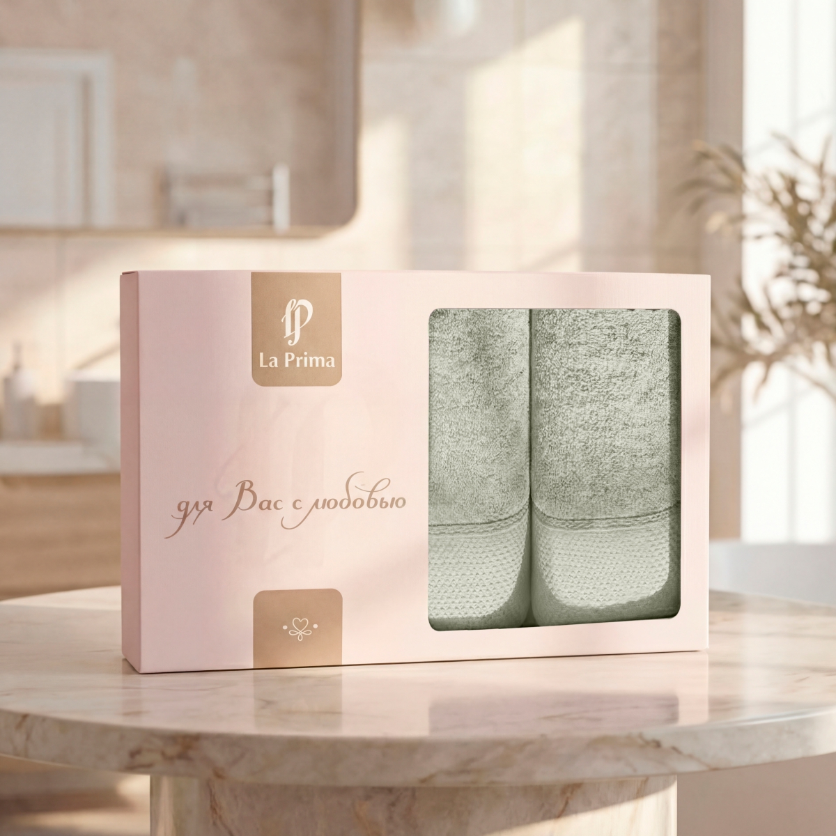 Набор полотенец Грация №6 | НАБОР ПОЛОТЕНЕЦ GRAZIA НЕФРИТ