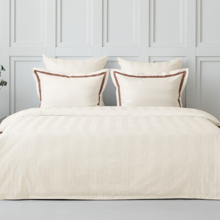 ПОСТЕЛЬНОЕ БЕЛЬЁ С ПРОСТЫНЕЙ НА РЕЗИНКЕ ШАМПАНЬ